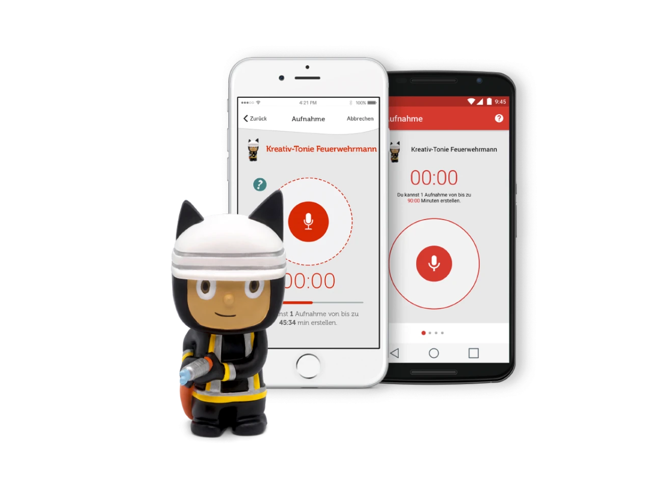 Tonies® 10001845 Kreativ-Tonie Feuerwehrmann (Neuauflage 2022) 2 Tonies® 10001845 Kreativ-Tonie Feuerwehrmann (Neuauflage 2022) – Bild 2